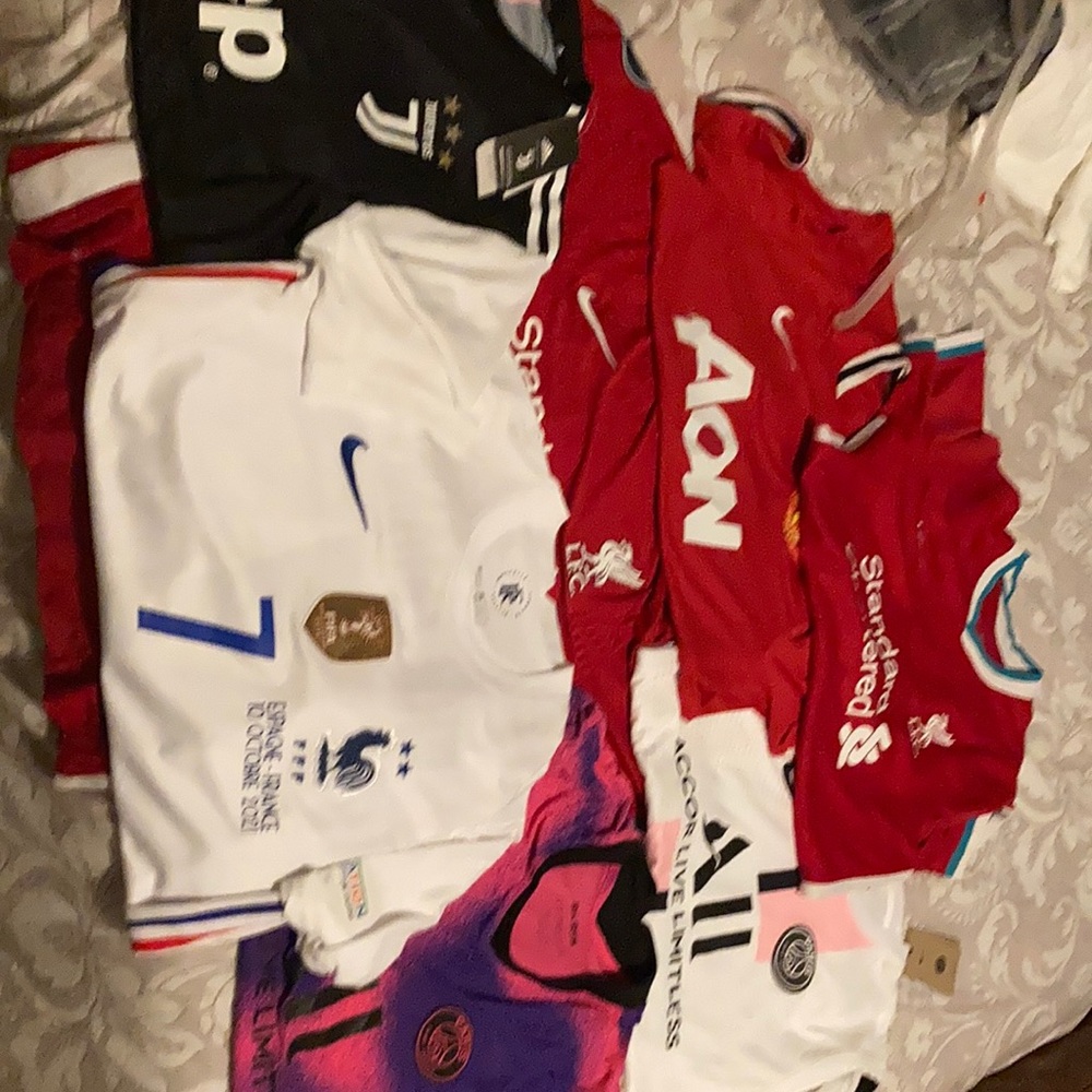 Lot of authentic Player Jerseys!